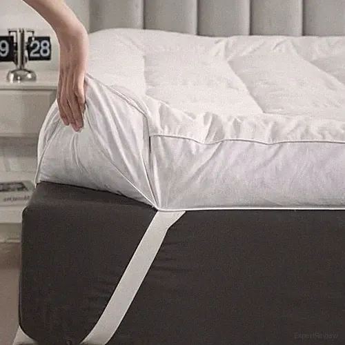 3 Inch Feather Bed Mattress Queen 3in White(handcrafted Cube Stitching)