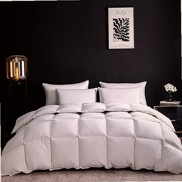 Goose Feather Down Comforter/Topper/Cover (King Size)