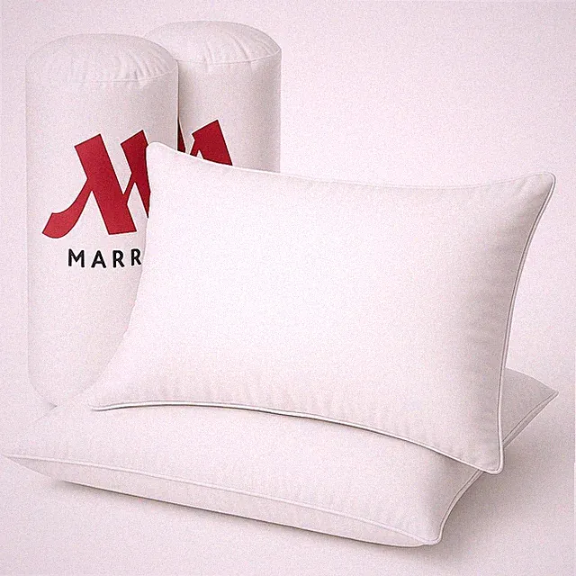 Marriott Luxury Hotel Pillows | King Size Feather & Down Pillow for Side & Back